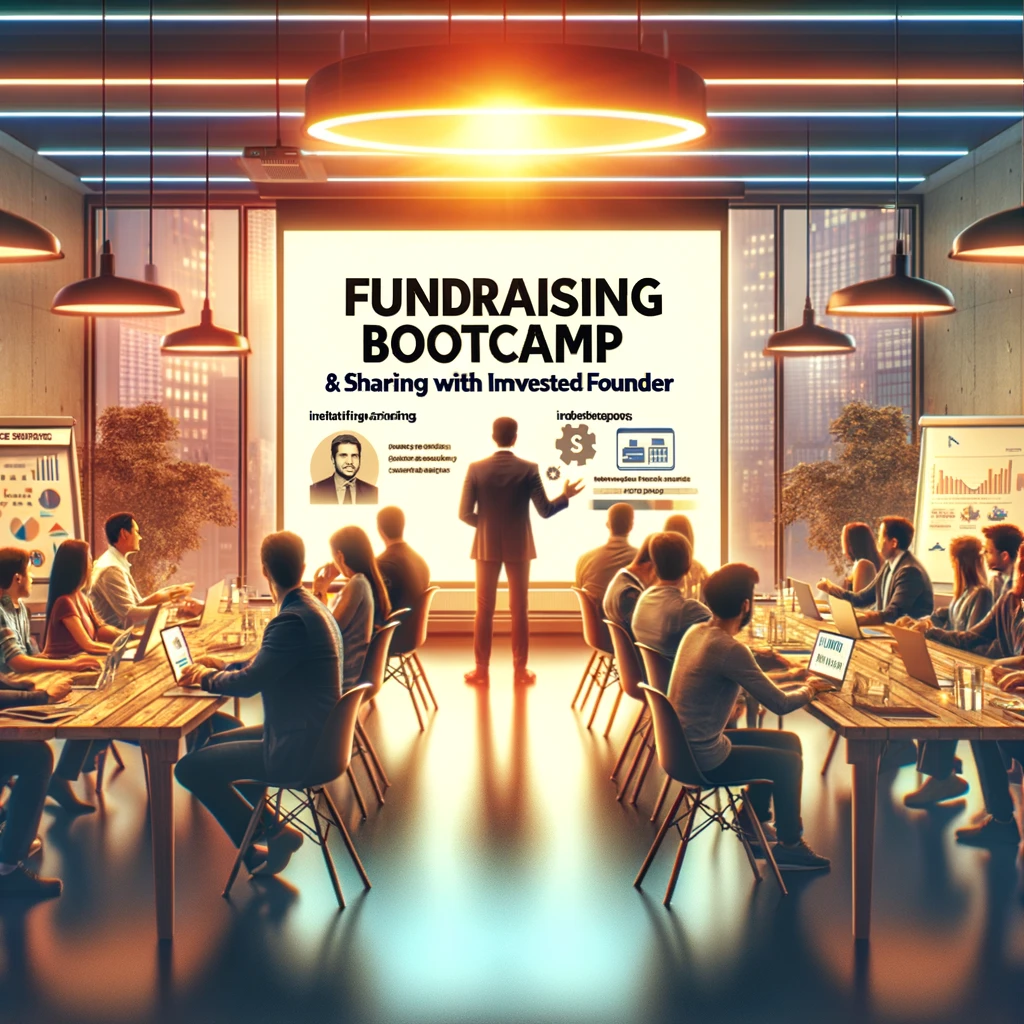 DALL·E-2024-05-19-20.42.03-A-vibrant-and-motivating-thumbnail-for-Fundraising-Bootcamp-Sharing-with-Invested-Founder.-This-image-showcases-a-modern-seminar-room-where-a-dive.webp